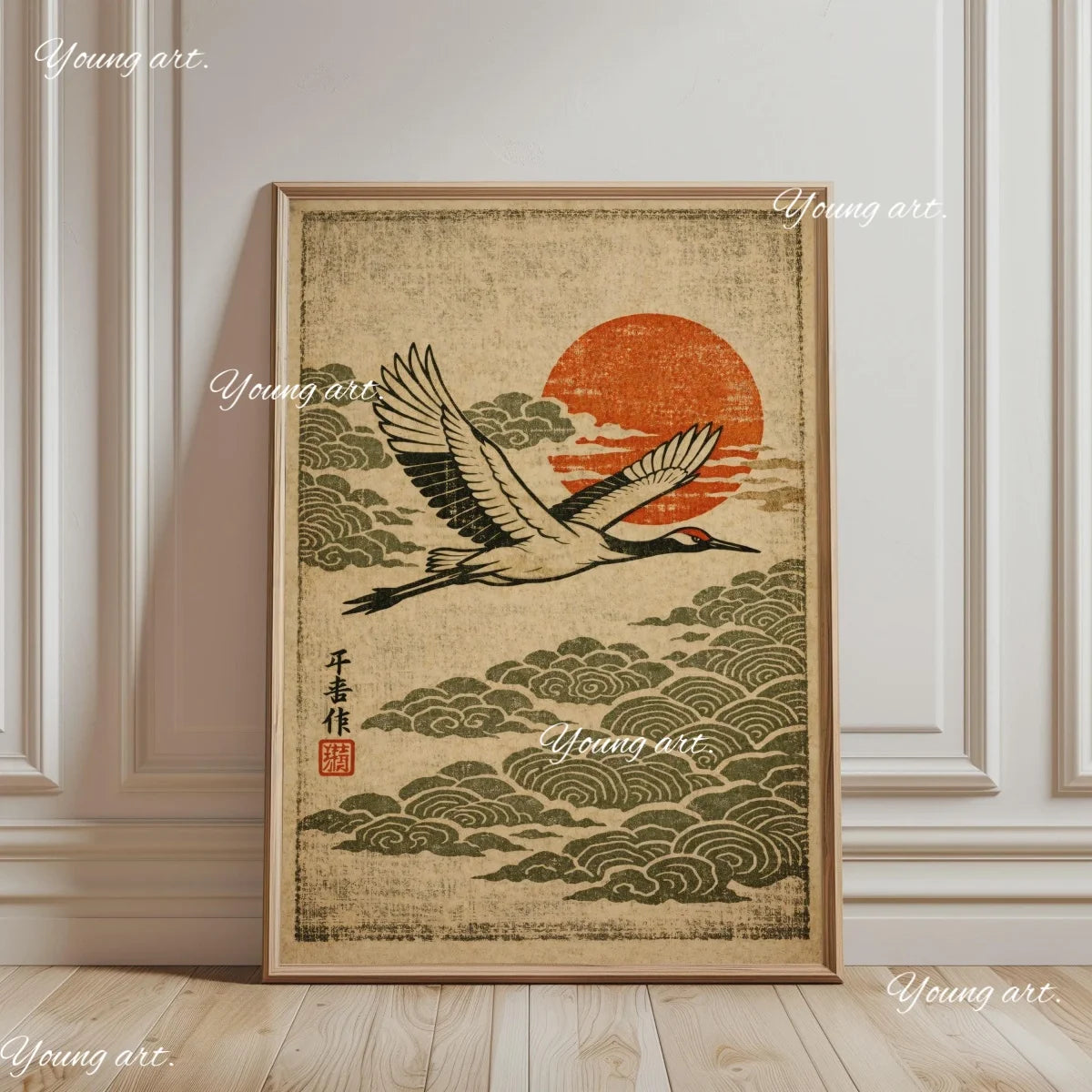 Japanese Retro 90's abstract exhibition prints collection