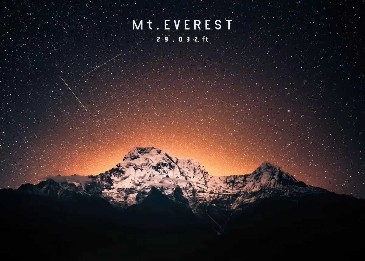 Mount Everest Landscape Canvas Print