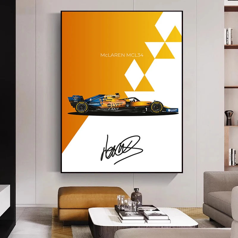 F1 Racing Club Team Posters