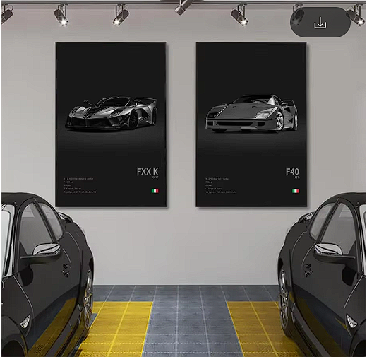 Minimalist Black FXX K Poster
