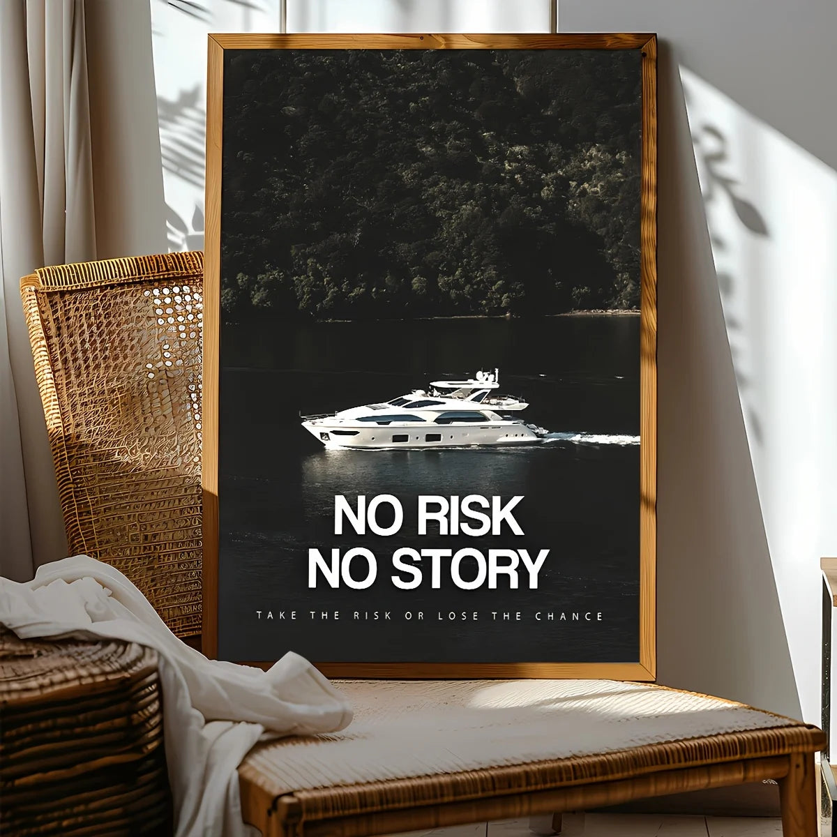 No Risk No Story Canvas Print