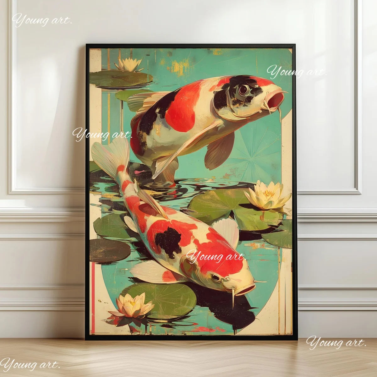 Japanese Retro 90's abstract exhibition prints collection