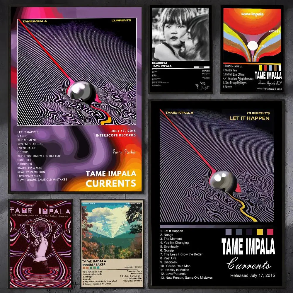 Tame Impala Album & Concert Poster Prints | Unframed Wall Art