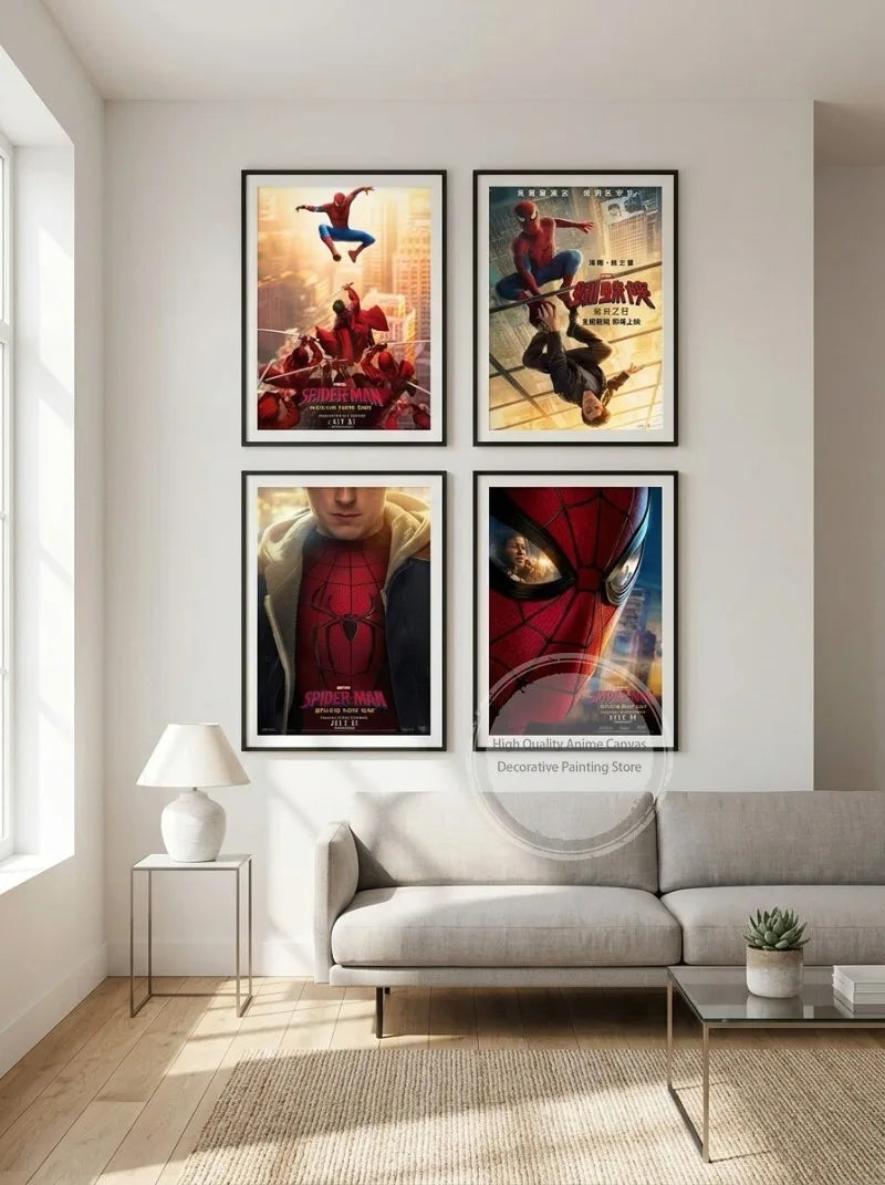 Spider-Man Cinematic Art – Unframed Canvas Poster