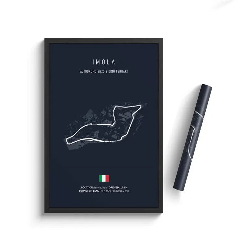 Formula One Track Circuits Canvas Prints