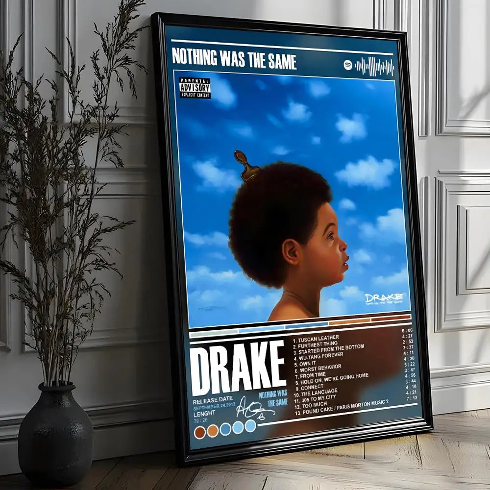 Drake ICEMAN Album Cover Poster