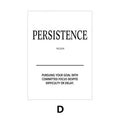 Minimalist Black & White Motivational Canvas Poster