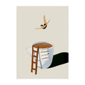 Retro Coffee & Café Canvas Print