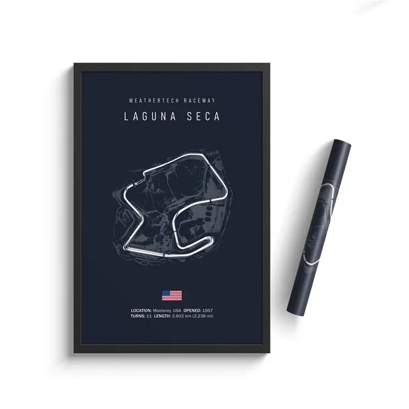 Formula One Track Circuits Canvas Prints