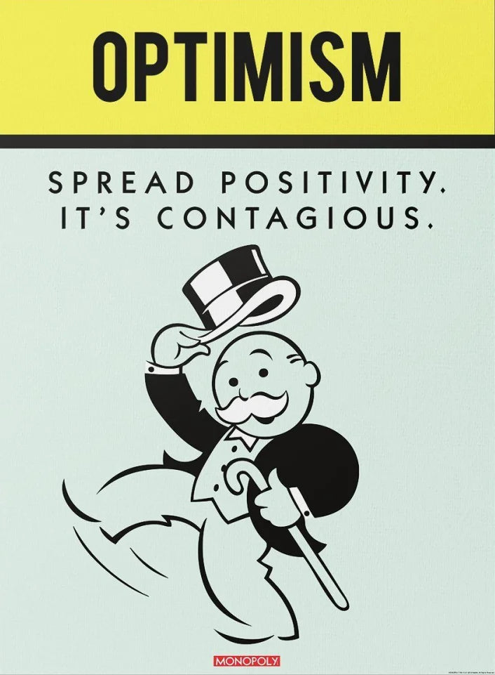 Monopoly Motivational Canvas Print