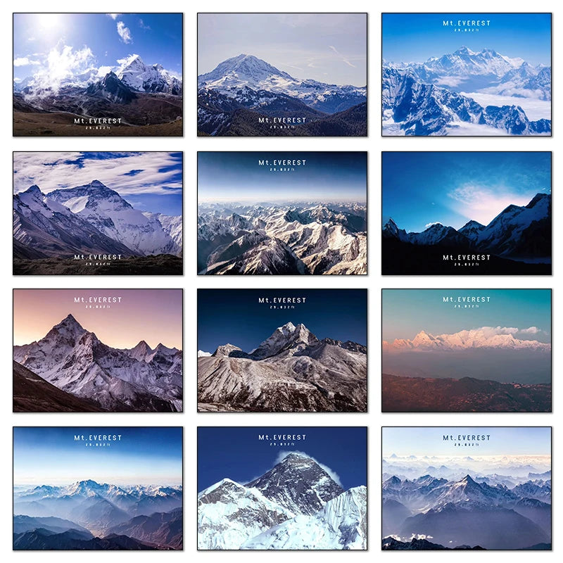 Mount Everest Landscape Canvas Print