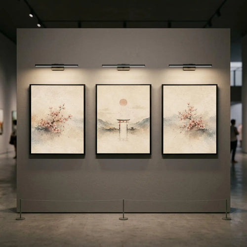 Cherry Blossom & Torii Gate Canvas Print Set