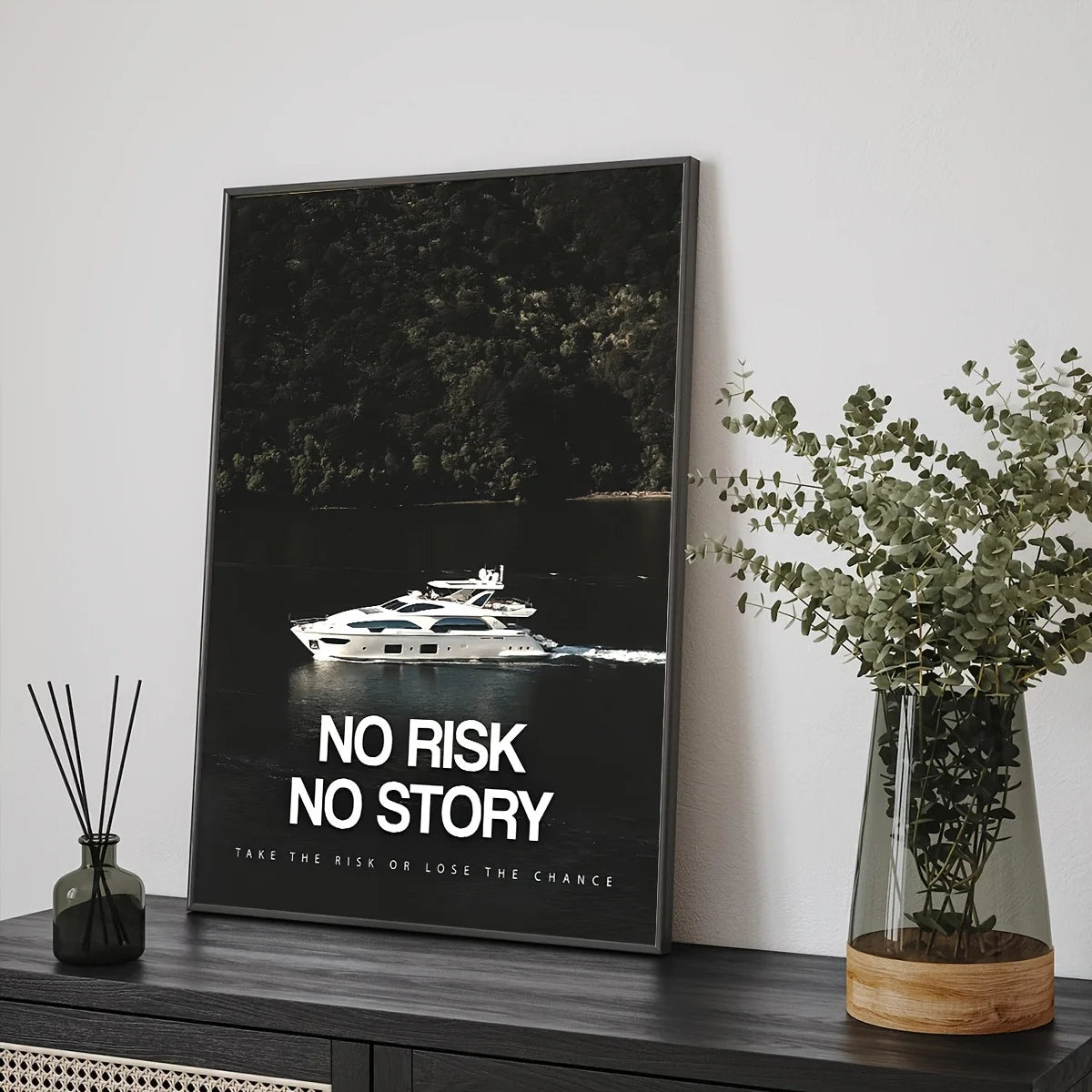 No Risk No Story Canvas Print