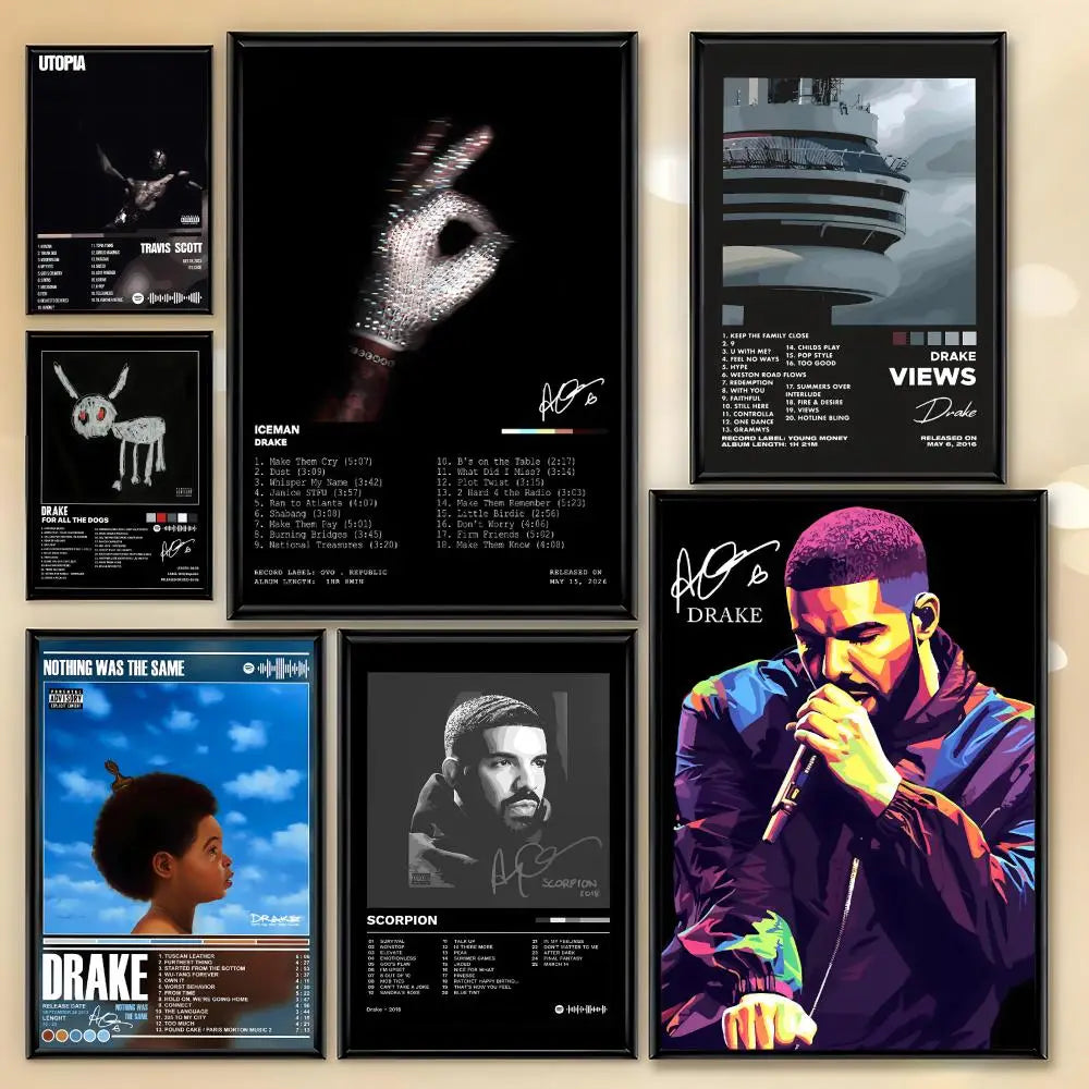 Drake ICEMAN Album Cover Poster